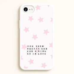 Pretty Sad Letter Beads iPhone 6 / 7 / 8 / SE Case