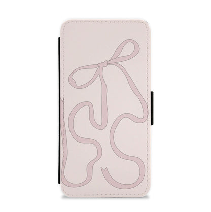 Pink Ribbon Flip / Wallet Phone Case