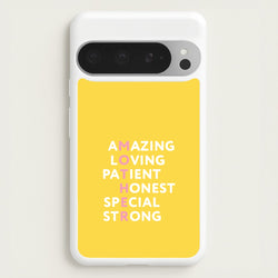 Mother Anagram Google Pixel 9 Pro XL Case