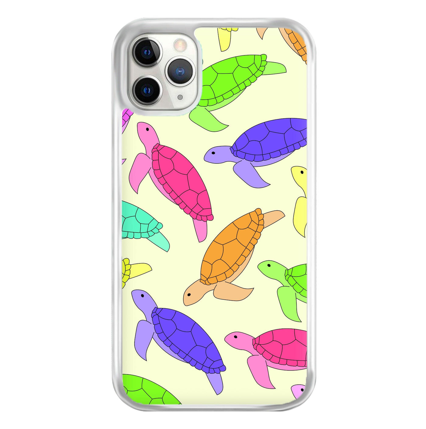 Multi Coloured Turtle Pattern - Sealife Phone Case