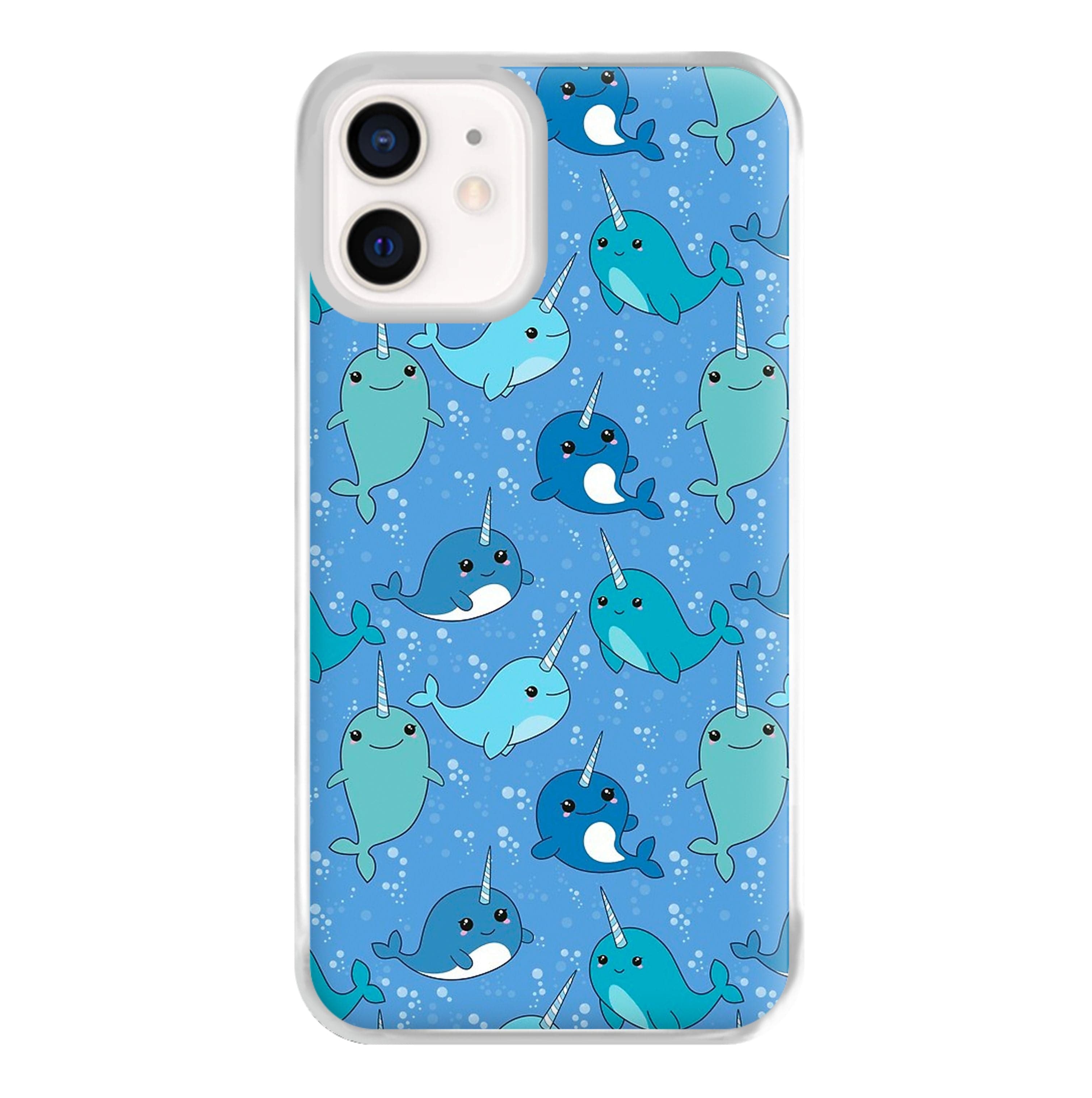 Narwhal Pattern Phone Case