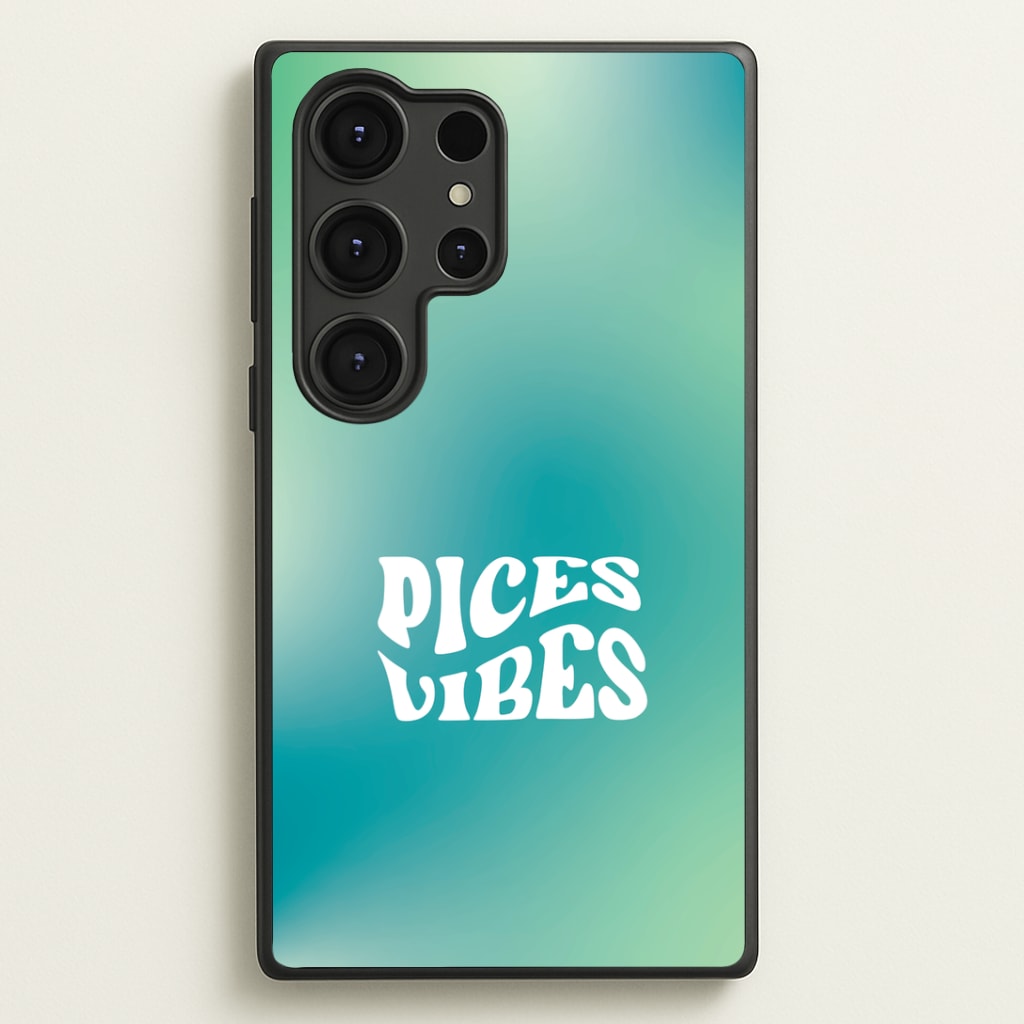 Pices Vibes Gradient Zodiac Galaxy S25 Ultra Case