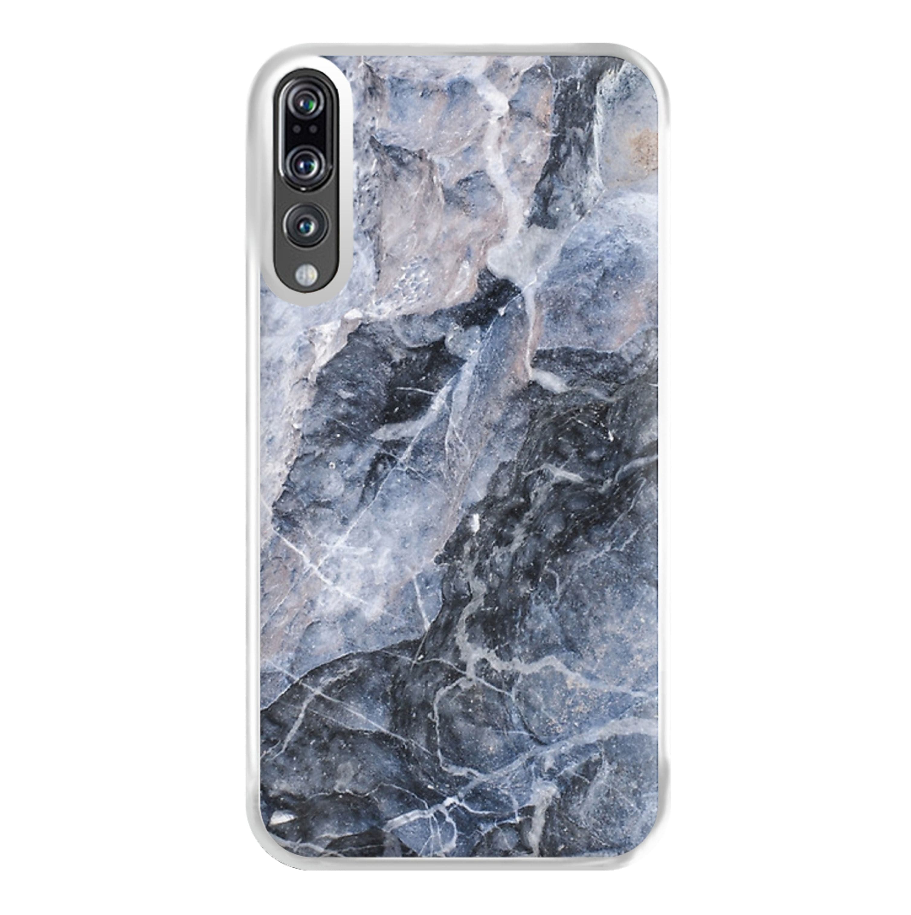 Grey and White Marble Phone Case