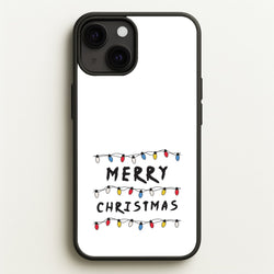 Merry Christmas String Lights iPhone 13 Case