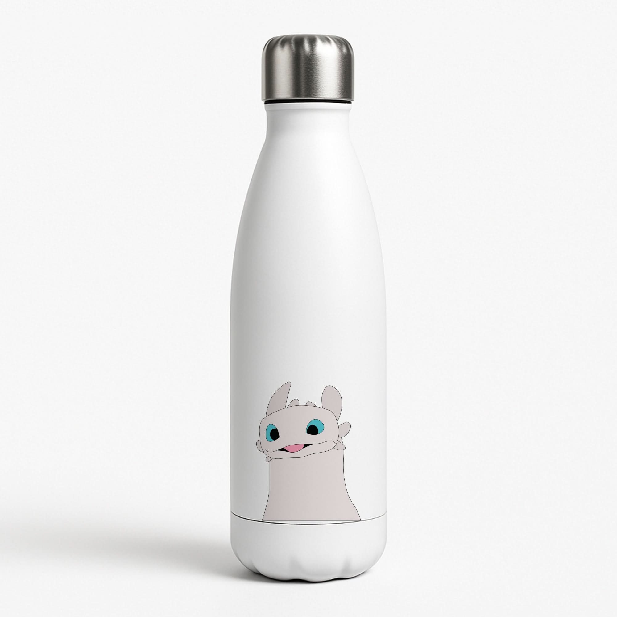 White Fury Dragon Water Bottle