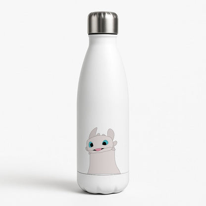 White Fury Dragon White Water Bottle