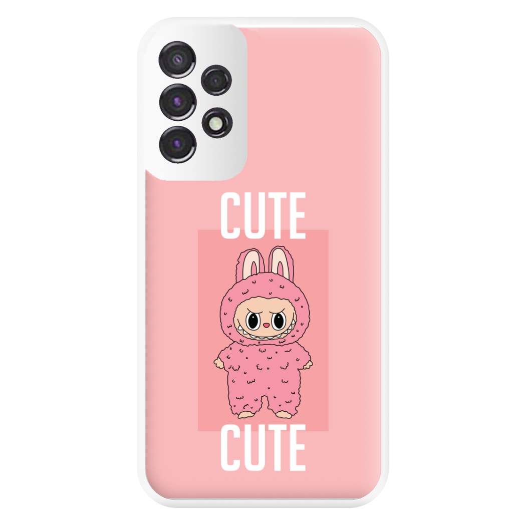 Cute Pink Monster Galaxy A53 Case