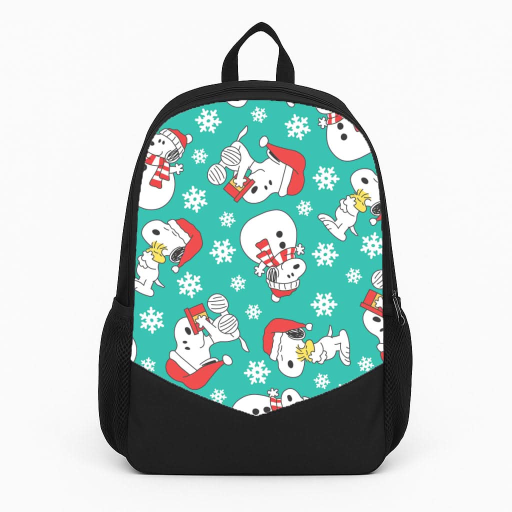 Christmas Cartoon Beagle Pattern Backpack
