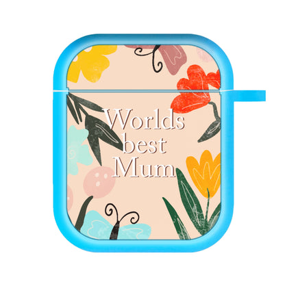 Worlds Best Mum - Floral Mother's Day AirPods Case