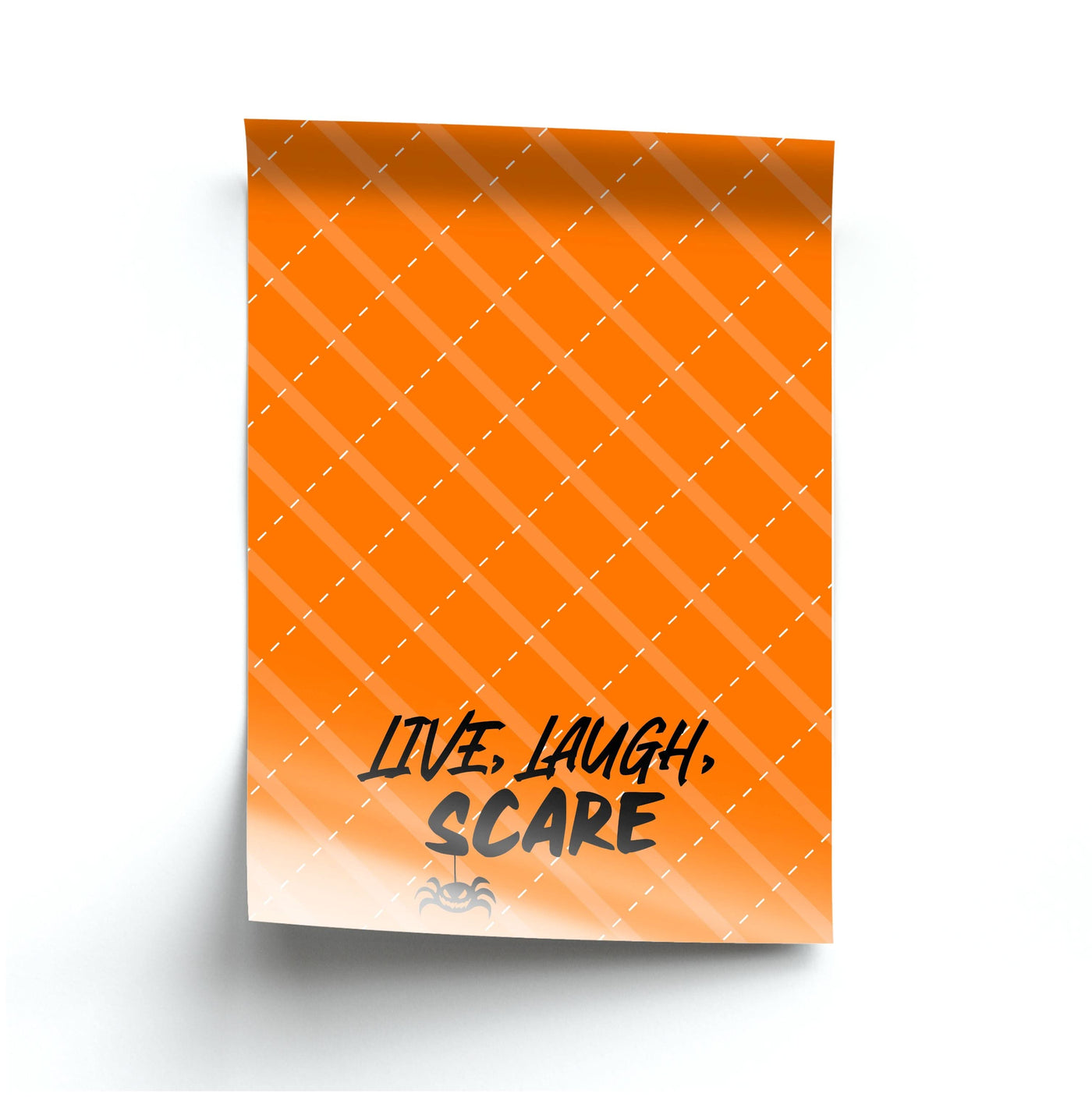 Live Laugh Scare Poster