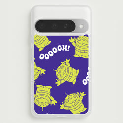 Toy Aliens Silhouette Pattern Google Pixel 10 Pro XL Case