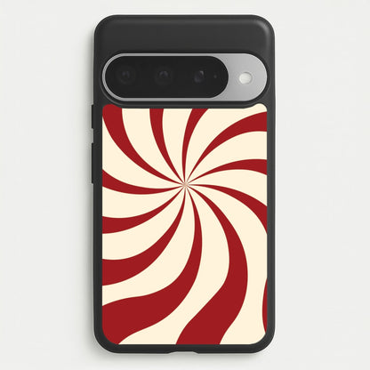 Peppermint Swirl Pattern Google Pixel 10 Pro XL Case