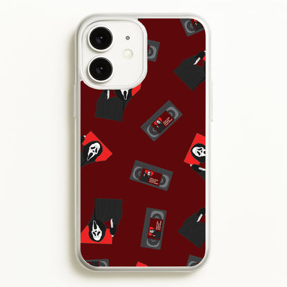 VHS & Ghostface Pattern iPhone 11 Case