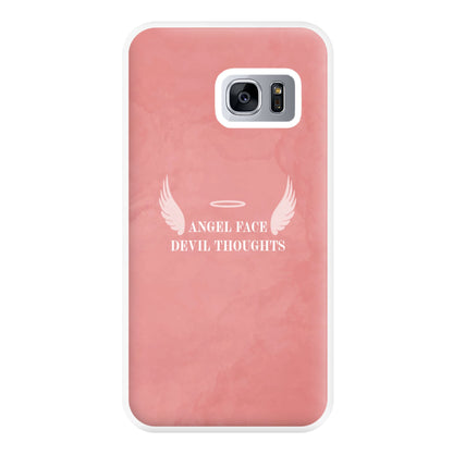 Angel Face Devil Thoughts Phone Case