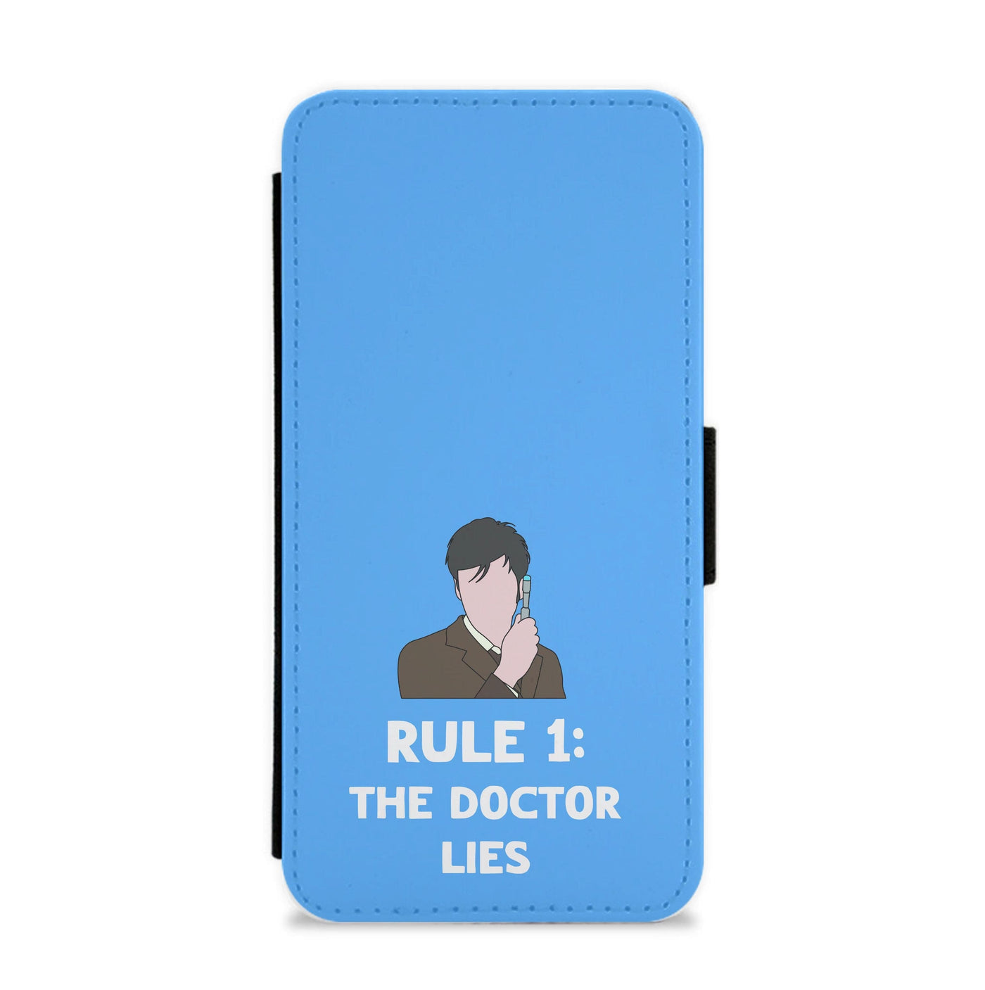 Rule 1: The Doctor Who Lies - Doctor Who Flip / Wallet Phone Case
