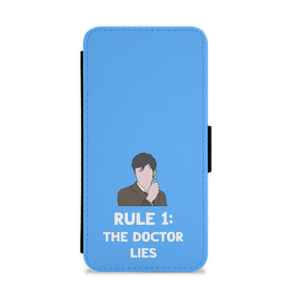 Rule 1: The Doctor Who Lies Flip / Wallet Phone Case