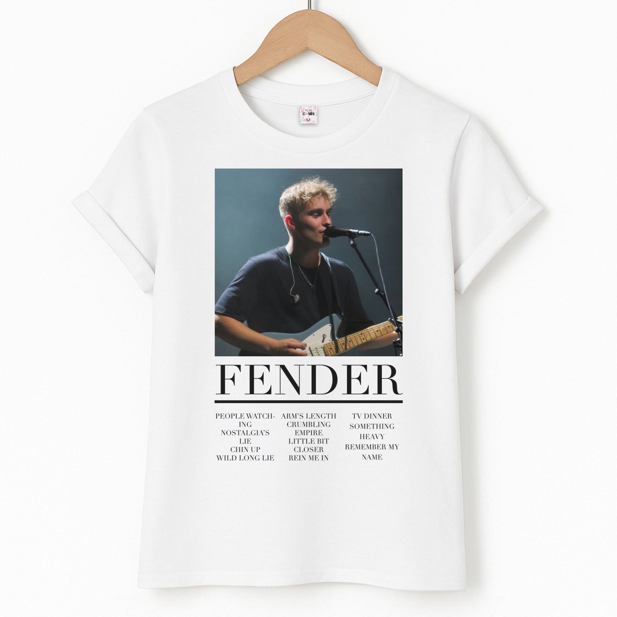 Fender Orange Song List T-Shirt