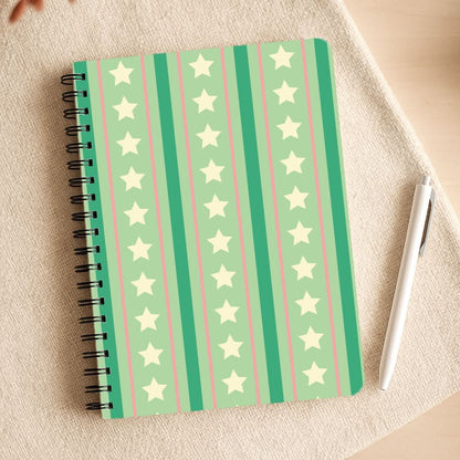 Stars And Stripes Christmas Pattern Notepad