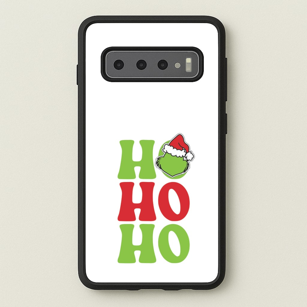 Green Ho Ho Ho Galaxy S10 Plus Case