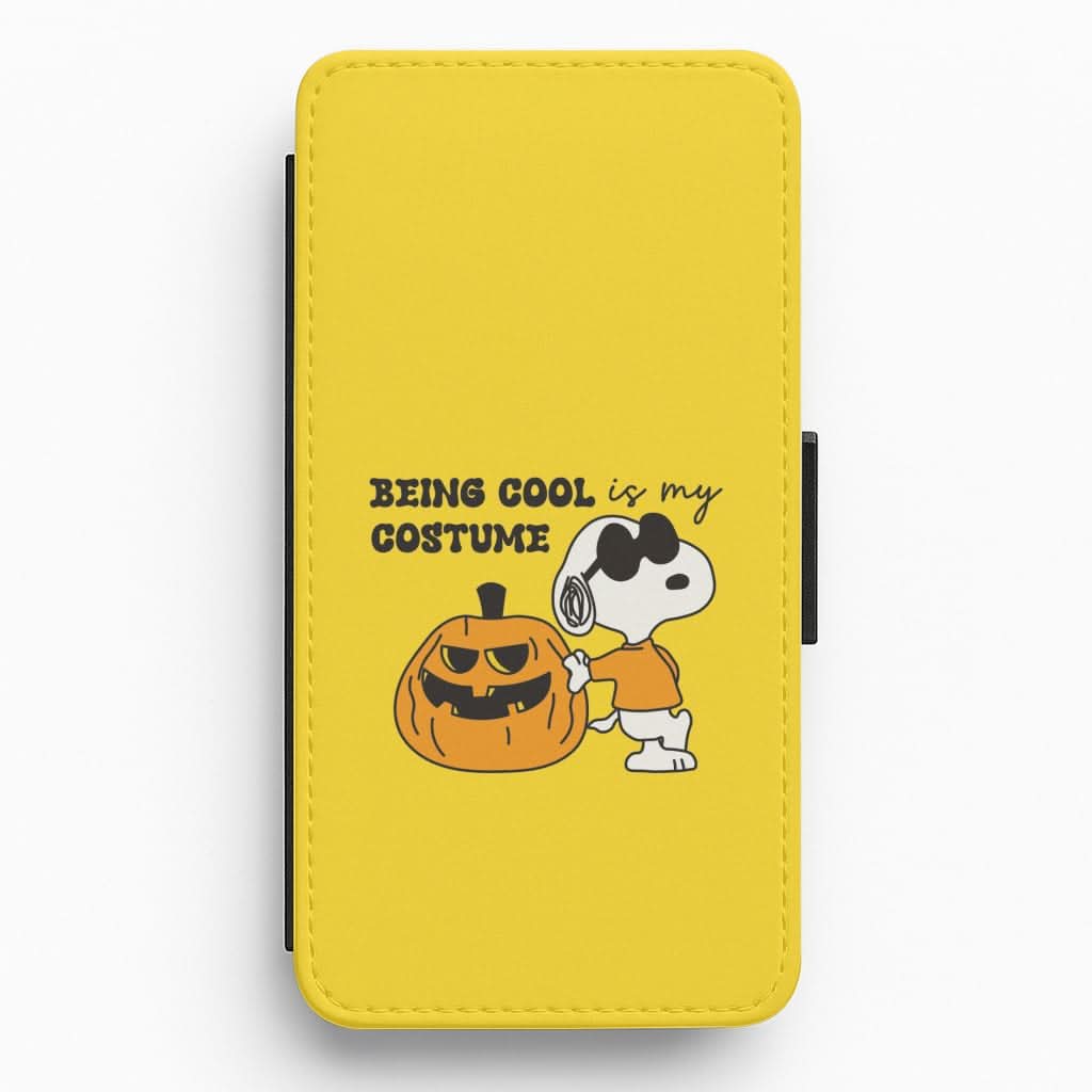 Being Cool Is My Costume Flip / Wallet Phone Case