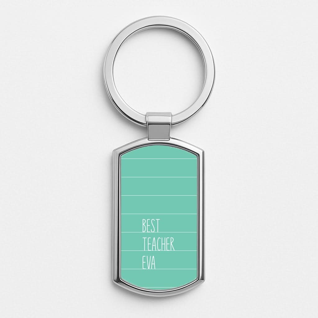 Best Teacher Eva Luxury Keyring