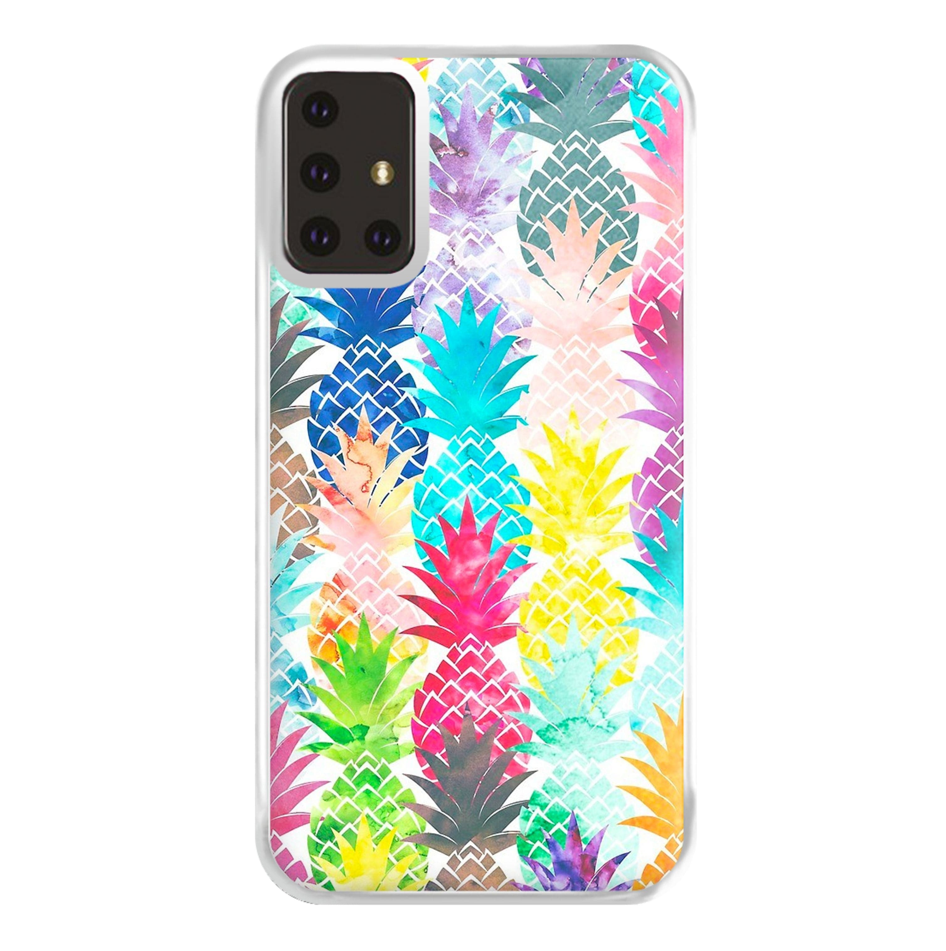 Watercolour Pineapple Pattern Phone Case