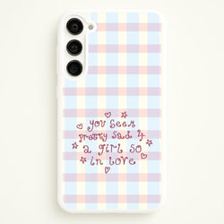 Dreamy Plaid Galaxy S23 Case