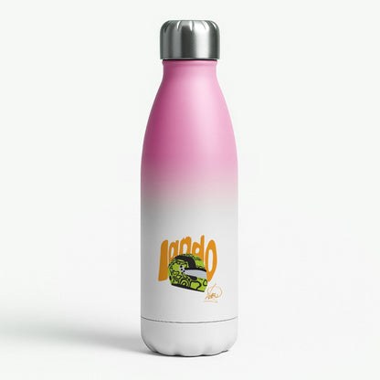 Abstract Lando Pink Water Bottle