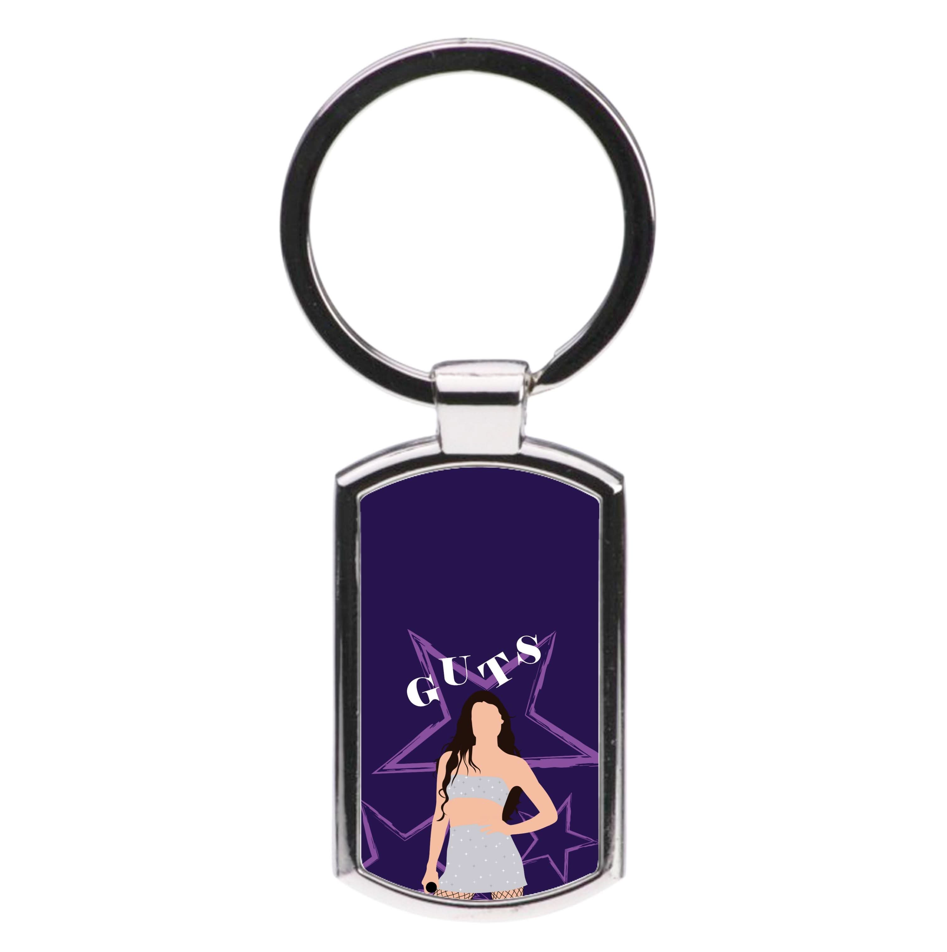 Dark Purple Olivia Luxury Keyring