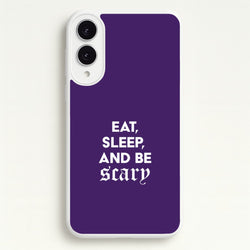 Eat, Sleep And Be Scary Galaxy S25 Edge Case