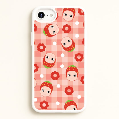Strawberry Angel Pattern iPhone 6 / 7 / 8 / SE Case