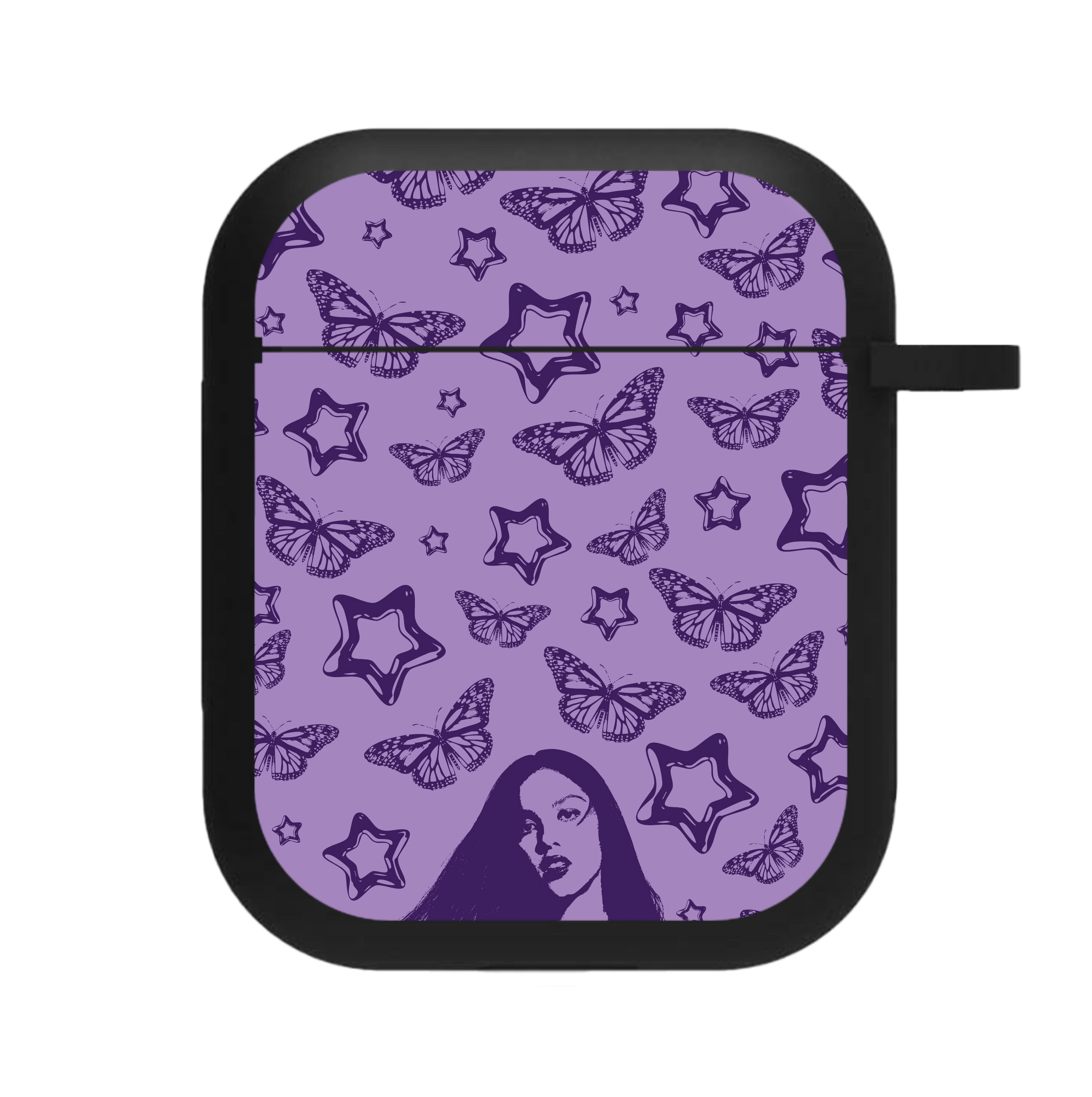 Stars And Butterflies Pattern AirPods Case