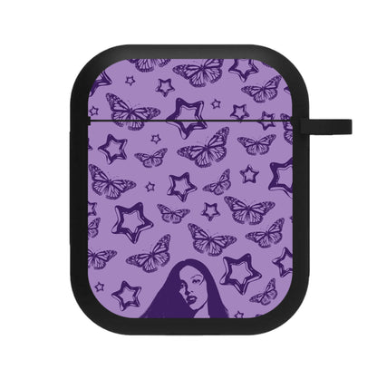 Stars And Butterflies Pattern AirPods Case