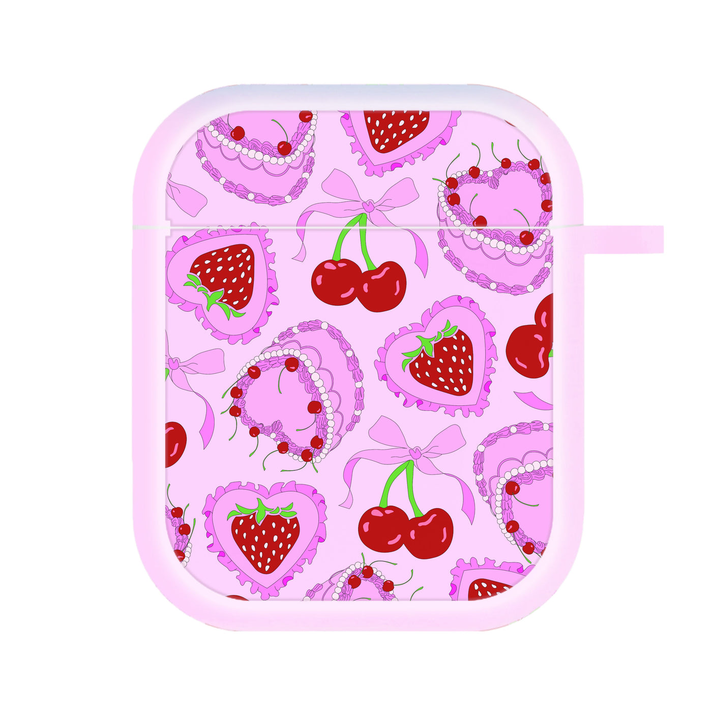 Cherries, Strawberries And Cake - Valentine's Day AirPods Case