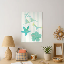 Turquoise Tide Art Print
