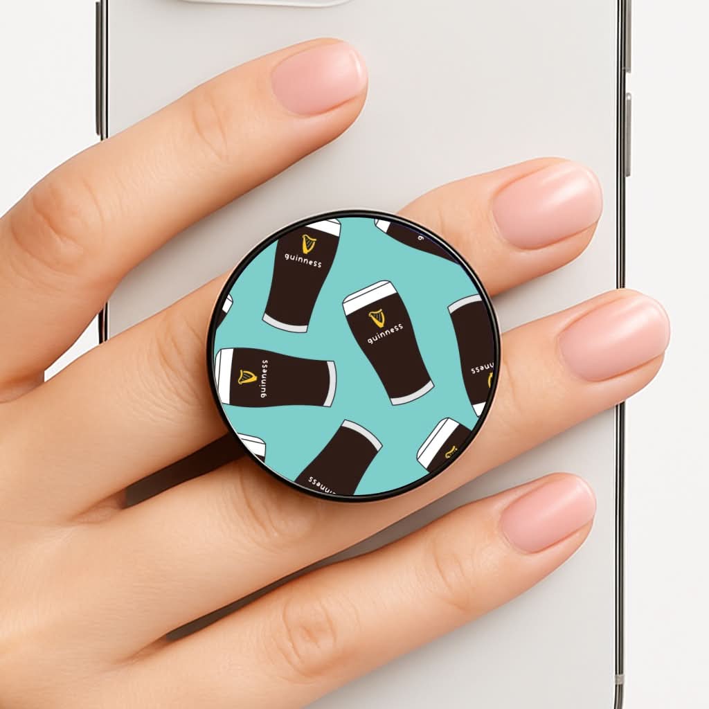 Stout Pint Pattern Phone Grip