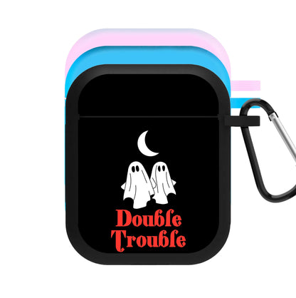 Double Trouble Black AirPods Case