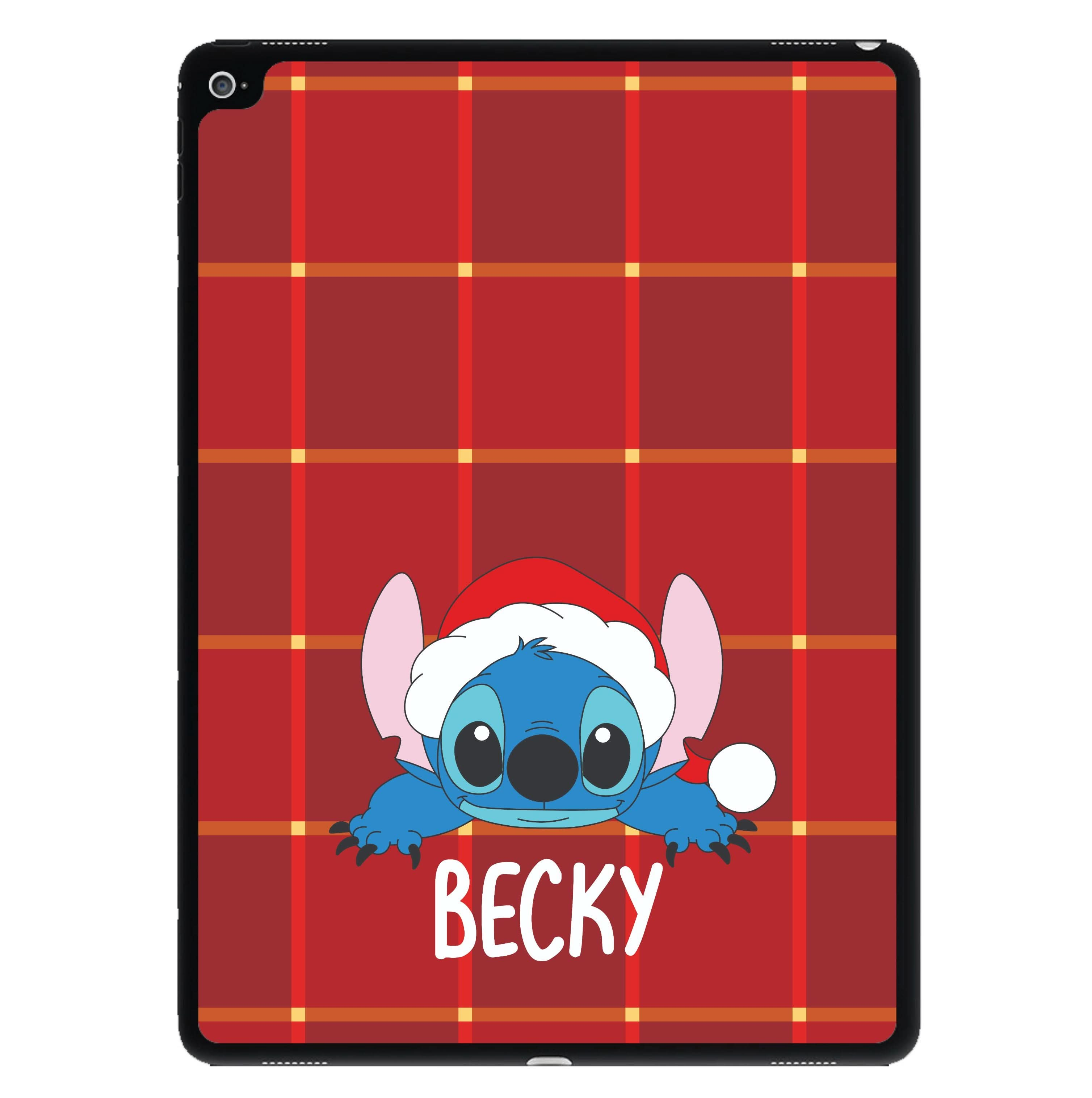 Personalised Christmas Alien iPad Case