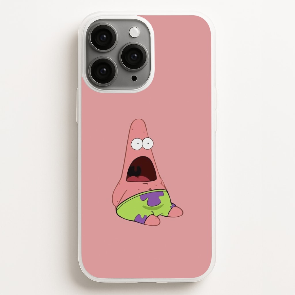 Surprised Patrick Phone Case for iPhone, Samsung Galaxy and Google Pixel
