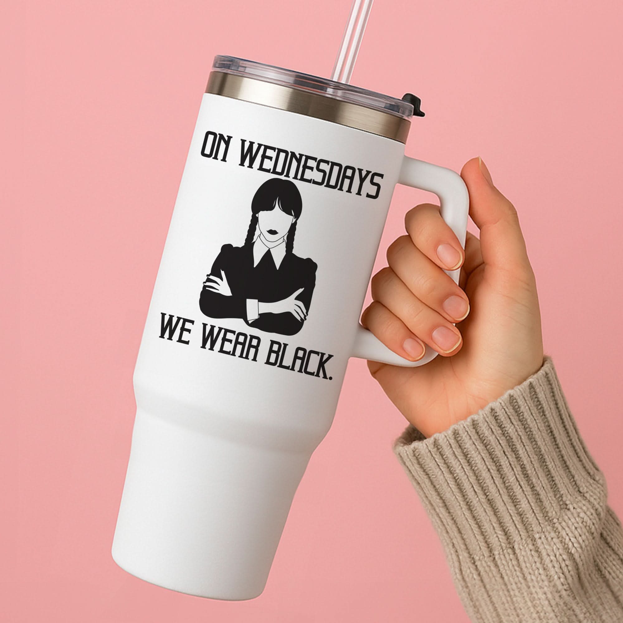 On Wednesdays We Wear Black Tumbler