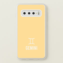 Gemini Pastel Zodiac Galaxy S10 Plus Case