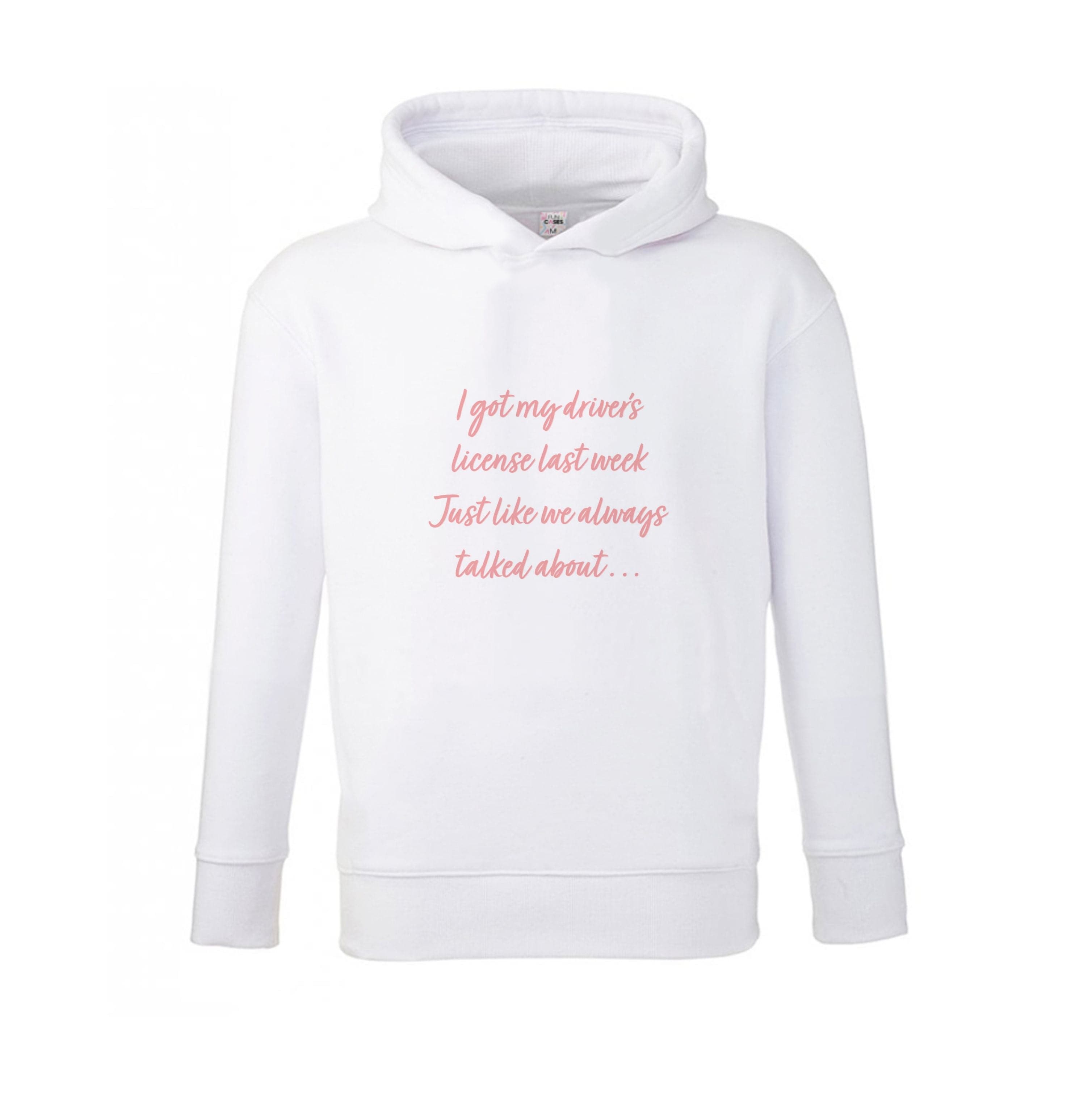 Drivers License Lyrics - Olivia TikTok Kids Hoodie