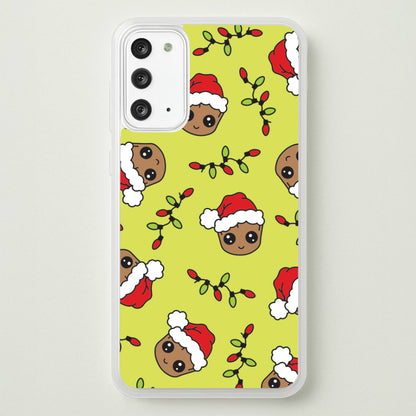 Christmas Tree Hero Pattern Galaxy Note 20 Case