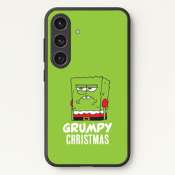 Grumpy Christmas Cartoon Sponge Galaxy S24 Plus Case