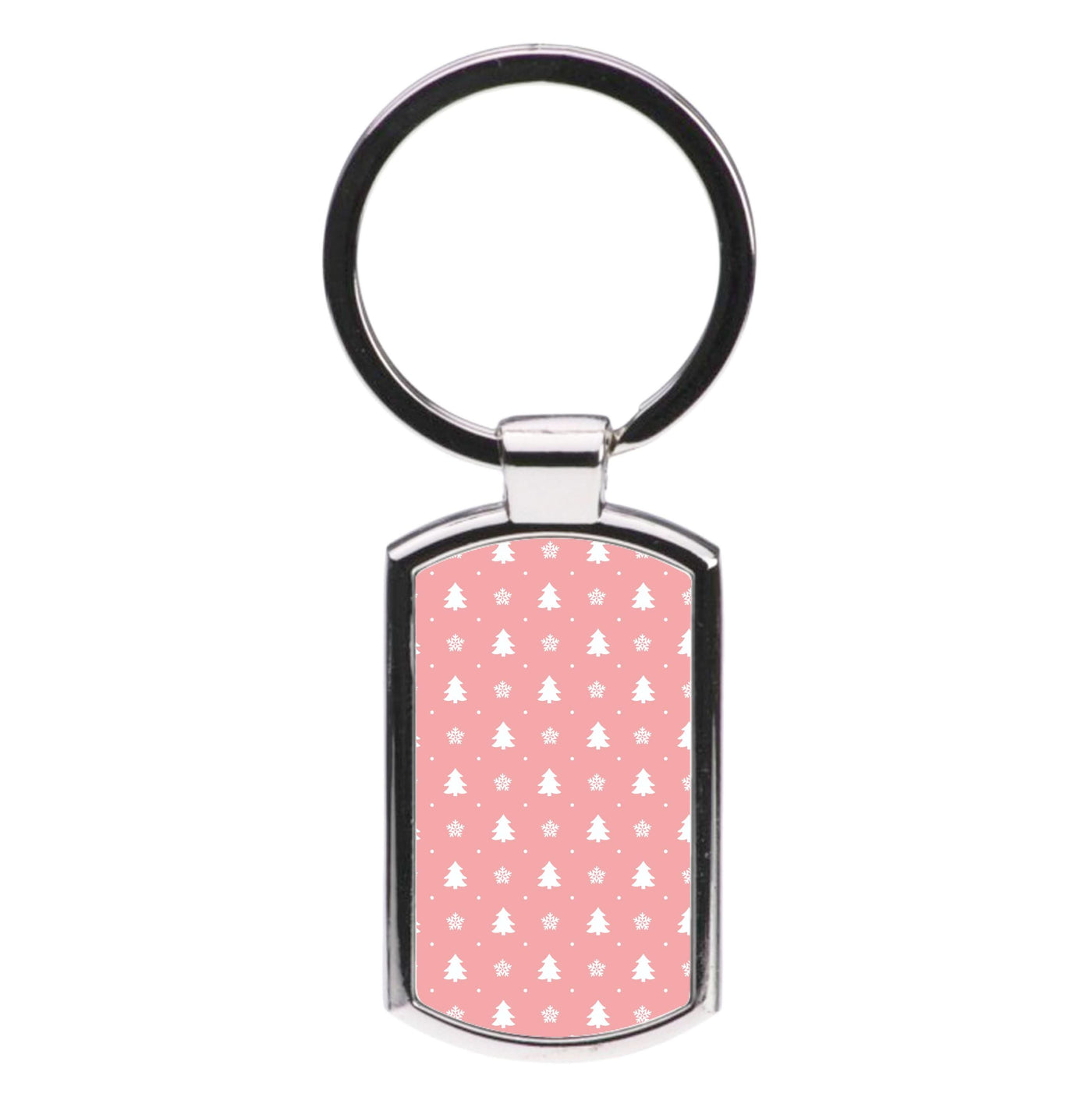 Pink Tree Pattern Luxury Keyring