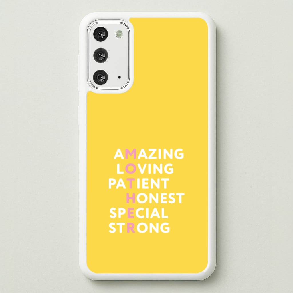 Mother Anagram Galaxy Note 20 Case