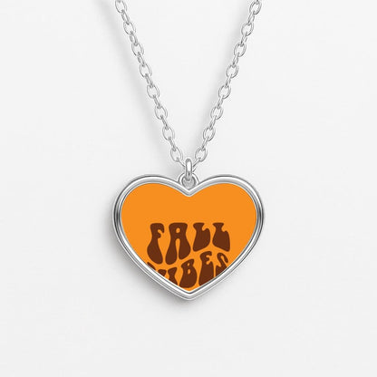 Fall Vibes Heart Necklace