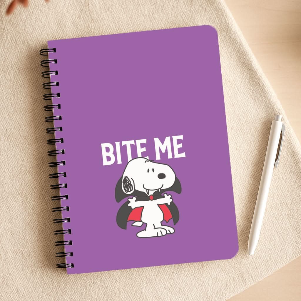 Bite Me Cartoon Beagle Notepad