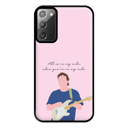 All Is On My Side Pink Galaxy Note 20 Case