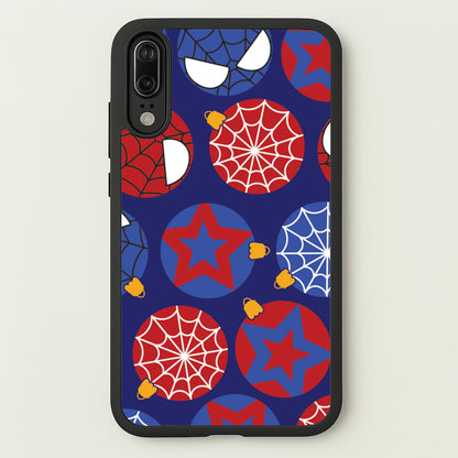 Spider Hero Baubles Pattern Huawei P20 Case